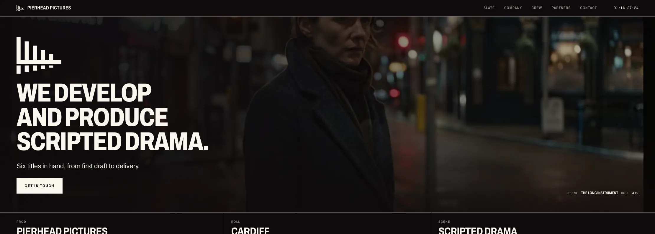 Pierhead Pictures scripted drama production website